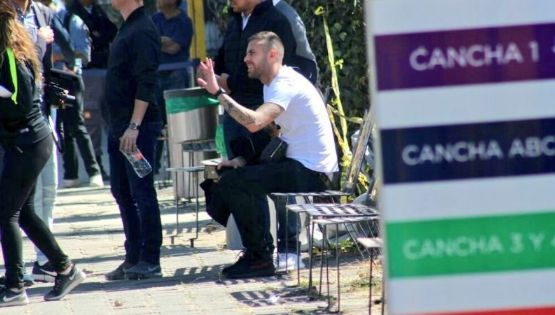 Jérémy Ménez en su primer día en Coapa