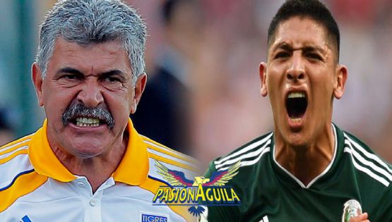 Regañado | El 'Tuca' Ferreti le llama la atención a Edson Álvarez