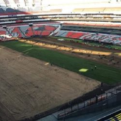 Se Vuelve al Césped Híbrido en el Azteca
