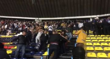 Video | Afición de Pumas Protagoniza Enfrentamiento en el Azteca