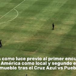 El pésimo estado del césped del Azteca