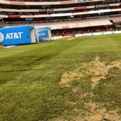 Cancha del Estadio Azteca, Hecha un Potrero