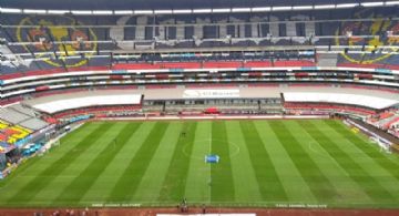 No esta al 100% la Cancha del Estadio Azteca