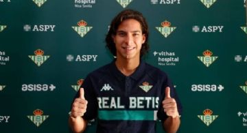 Diego Lainez realiza sus Pruebas Físicas con el Betis