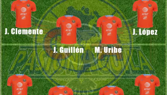 La Alineación del América para enfrentar al Atlético San Luis en Copa MX