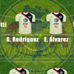11 titular de América vs Morelia Jornada 9