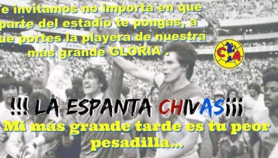 Las barras de América lanzan invitación especial para enfrentar a Chivas