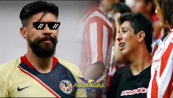 Oribe Peralta exhibe a Aficionados de Chivas