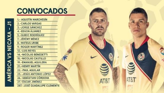 Los Convocados para el partido pendiente ante Necaxa Jornada 1