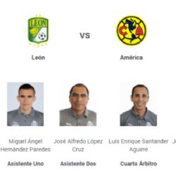 Este sera el árbitro para el partido de vuelta León vs América