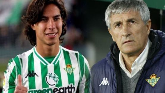 Setién ya no quiso hablar más sobre Diego Lainez