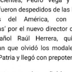 Acusan de prepotente al nuevo Director de Fuerzas Básicas del Club América