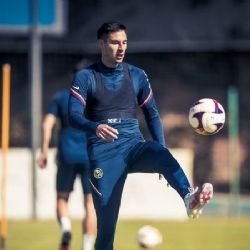 Mauro Lainez supera el Covid-19 y regresa a los entrenamientos del Club América