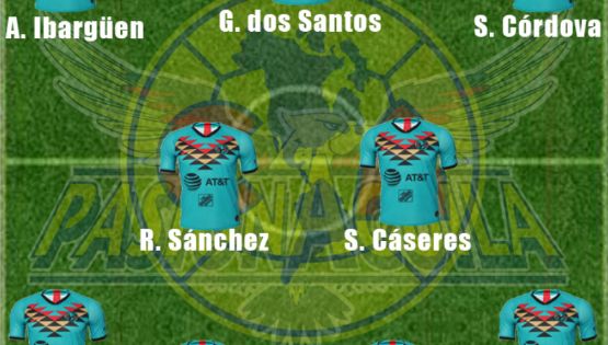Posible Alineación del América para enfrentar a Monterrey