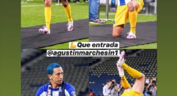 Marchesín Celebra su Campeonato como Cuauhtémoc Blanco