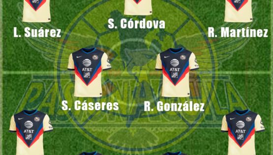 La Posible Alineación del América contra Monterrey