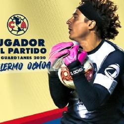 Memo Ochoa es elegido como el Mejor Jugador contra el Atlético San Luis