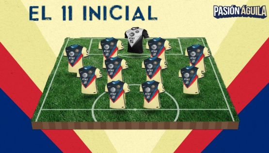 Alineación confirmada Club América vs Monterrey