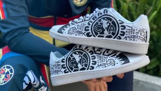 Los espectaculares tenis del Club América al estilo 'Caballero Águila'