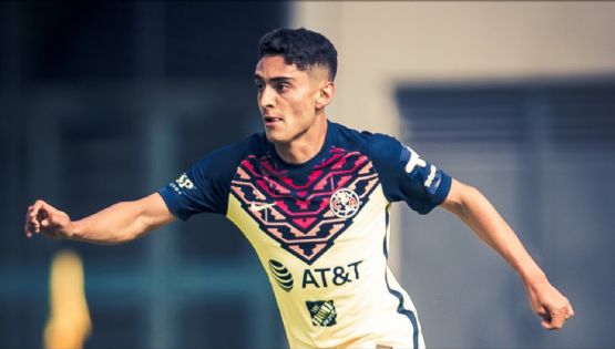 Santiago Naveda mostró su emoción por el regreso a las canchas con América Sub-20