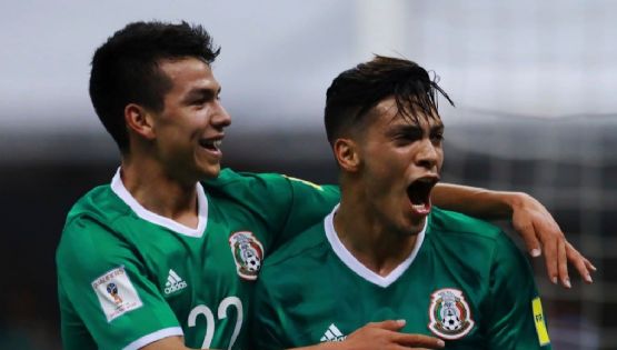 Video | Hirving Lozano golpea por accidente en la cara a Raúl Jiménez 