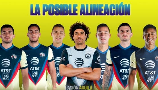 Posible alineación del América para enfrentar a Querétaro en la Jornada 6