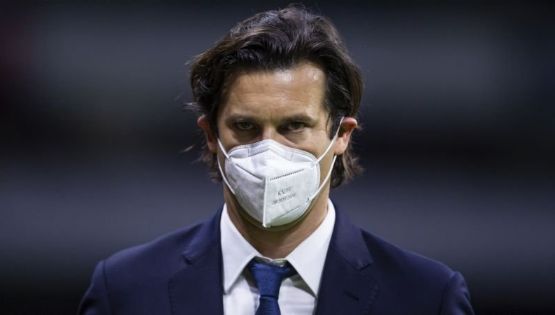 La reacción de Santiago Solari ante la expulsión de Richard Sánchez
