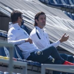 Santiago Solari con especial atención a los jugadores de las Fuerzas Básicas del Club América