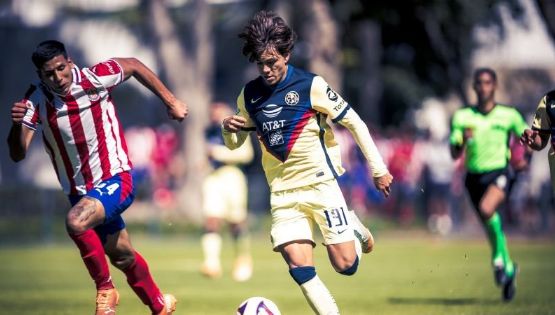 América Sub-20 deja ir el triunfo y empata el Clásico Nacional contra Chivas