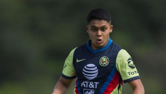 Morrison Palma celebra su regreso a los entrenamientos con América Sub 20