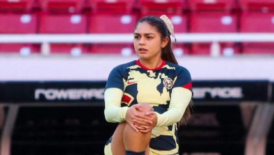Video | La futbolista del Club América, Jana Gutiérrez, 'hereda' el escudo del Capitán América