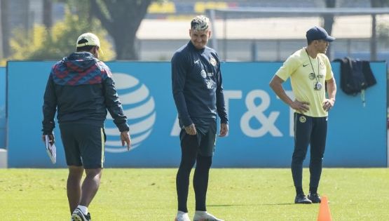 Nico Castillo sigue avanzando en su recuperación y ya trabaja en cancha con el Club América