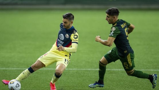 Nicolás Benedetti consigue una impresionante anotación durante el entrenamiento con el Club América 