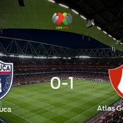  Atlas Guadalajara se queda con los tres puntos tras ganar 1-0 a Pachuca 