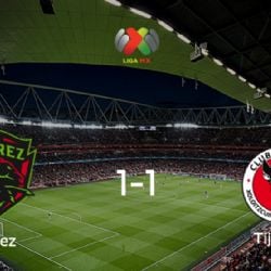  FC Juárez y Tijuana empatan a uno en el Estadio Olímpico Benito Juárez