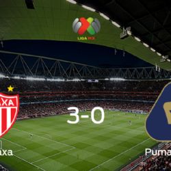  Necaxa golea en su feudo a Pumas UNAM (3-0)