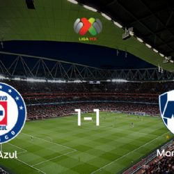 Empate a uno entre Cruz Azul y Monterrey