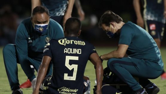  Pedro Aquino entrena por separado y es duda para el partido del domingo ante Xolos