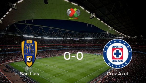  San Luís y Cruz Azul firman un empate sin goles (0-0)