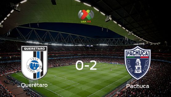  Pachuca se queda con los tres puntos tras vencer 2-0 a Querétaro 