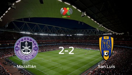  Mazatlán y San Luís empatan en el Estadio de Mazatlán (2-2)