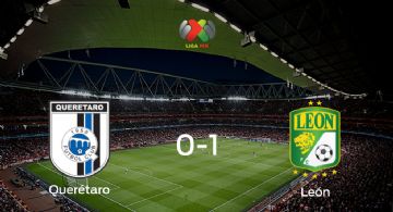  León gana a Querétaro en el Estadio La Corregidora de Querétaro (1-0)