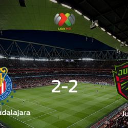  Chivas Guadalajara y FC Juárez se reparten los puntos tras su empate a dos