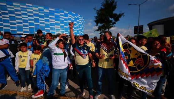 Video | Afición azulcrema vive espectacular momento en el Club América por el aniversario 106