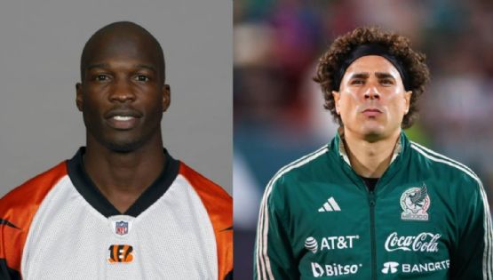 Chad Johnson, exestrella de la NFL, se rinde ante Guillermo Ochoa