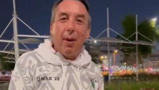 Video | Emilio Azcárraga convive con aficionados del Club América en Qatar