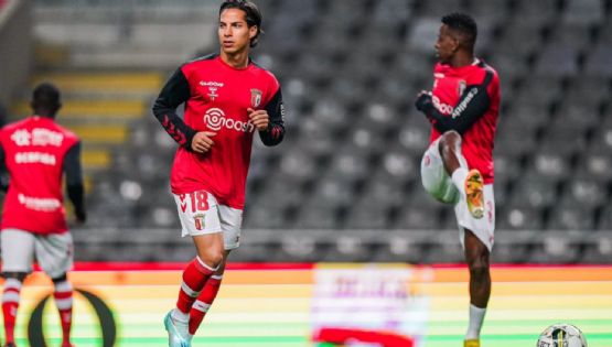 Diego Lainez sumó 45 minutos como titular en el Braga en la victoria de Copa en Portugal