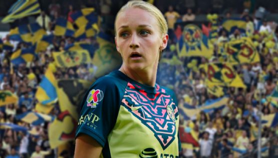 Afición del Club América llena de amor a Sarah Luebbert en su regreso a Coapa
