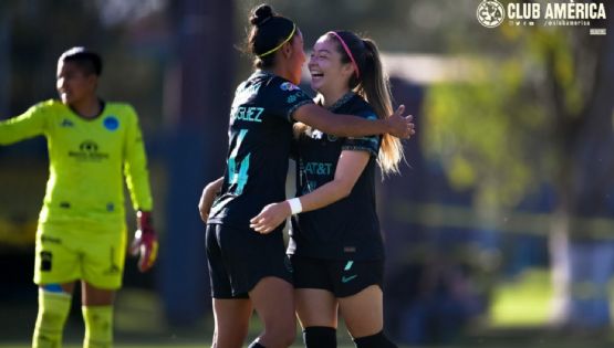 Gran goleada del América Femenil frente al Mazatlán con doblete de Katty Martínez 