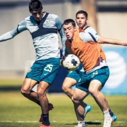 Los futbolistas lesionados del Club América durante la Fecha FIFA 
